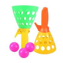 2-Player Catch Throw Ball Game Set for Kids Interactive Outdoor Toy for Hand-Eye Coordination Soft Family Backyard Play Toy for Party Training green