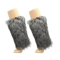 Faux Furs Leg Warmer,Y2K Warm Cozy Fuzzy Leg Warmer Boot Cuffs Cover for Womens juoda