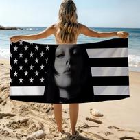 Singer Actor Lady Gaga MAYHEM Towel Beach Towel Oversized Quick Dry Towel Absorbent Soft Swim BeachTowels for Men Women 70cm×140cm gray