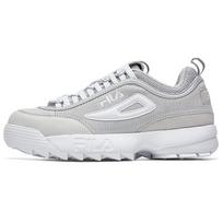 FILA Fusion Disruptor 2 Leather Comfortable Trendy Low-Top Dad Shoes Women sneaker T12W943702FGY 38 gray