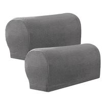 2026 Sofa Armrest Cover Elastic Waterproof and Anti-fouling Two-piece Set Universal Machine Washable Protective Cover for All Seasons One size fits all pilkšvai balta