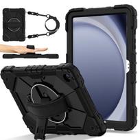 Armor Case For Samsung Galaxy Tab A11 Plus 11 A9 + Plus 11 A11 8.7 inch Rotation Hand Shoulder Strap Kickstand Shockproof Cover Tab A11 8.7 inch juoda