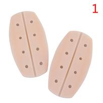 2 vnt. minkštos silikoninės liemenėlės dirželio pagalvėlės laikiklis neslystantis pečių pagalvėlės, malšinančios skausmą 1 beige