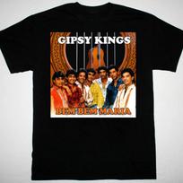 Gipsy Kings Plakatas Marškinėliai Juodi Trumpomis Rankovėmis Visų Dydžių S Iki 5xl Retro 1f851 4XL brown