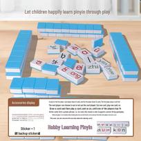 Hanyu Pinyin Mahjong Letters Board Game: Educational Toy for Primary School Learning