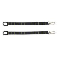 Outdoor Hanging Lifting Strap Horizontal Bars Lanyard Fitness Training Belt Workout Pull Up Bars Straps for Gym Equipment 1 black