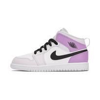 Jordan Kids Jordan 1 Mid  Barely Grape  Sneakers DQ8424-501 28 white