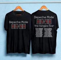 Depeche Mode The Singles Tour 86-98 T- Shirt 2XL black