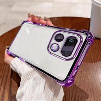 For OPPO Realme 16 Pro + 5G Plus Realme16Pro Realme16Pro+ Realme16ProPlus Phone Cases Fundas Luxury Shockproof Armor TPU Cover Realme16Pro 5G violetinė