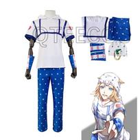 bilibili Anime JOJO Bizarre Adventure Johnny Joestar Cosplay Costume Jonathan Halloween Uniform Comic Top Pants Hat Suits S white