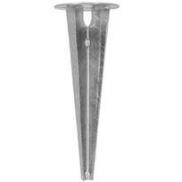 Garden Lamp Base, Ground-Punched, Round Anchor Bracket, 115mm