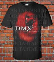 DMX It's Dark and Hell Is Hot Album Cover Graphic Tee T-Shirt Hip-Hop Rap Unisex T-Shirt XXXL brown