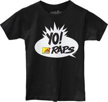 MTV Yo! Raps Music Television Black T-shirt XXL white