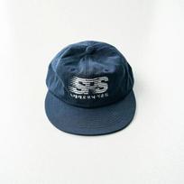 SPS Wave Logo Flat Cap (Navy) All black