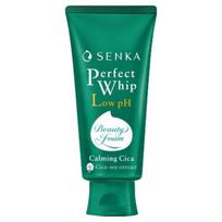 Senka Perfect Whip Low pH Calming Cica Cleansing Foam, 100g, 1 pcs blue
