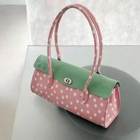 Locking Tote Bag - A High-end Single-shoulder Bag At The Armpit rožinė/žalia