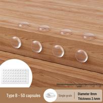 Silicone Anti-Collision Pads for Doors, Cabinets, and Toilets