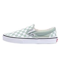 Vans Classic Slip-On Checkerboard - Grey Mint Green Unisex Sneakers White VN000D6YEMW 42 white