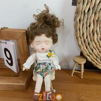 1/12 Bjd lėlė Ob11 12cm Mini lėlės Princesės persirengimo miela lėlė 20 judinamų sąnarių Lėlės mergaitėms vaikams Munecas žaislai dovanos Bjd žaislas gray