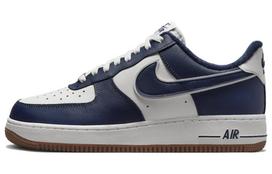 Nike Air Force 1 '07 LV8 'College Pack Midnight Navy' Men's Low-Top Sneakers White Blue DQ7659-101 46 gray