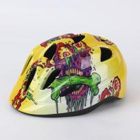 Kids Bike Helmet One-Piece Molded Lightweight Breathable Cycling Boys Girls Age 5-12 M 5458 cm black