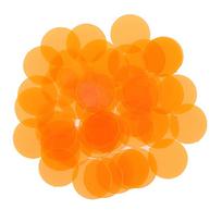 50 vnt 15 mm plastikiniai pokerio žetonai Kazino bingo žymekliai Žetonas šeimos žaidimo žaislas oranžinė