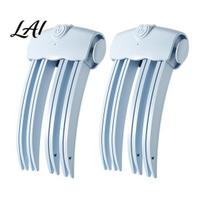 Compact Hair Volume Device 2Pcs Cordless Heated Clip Root Lifter Comb for Fine Flat Lift Clip Bangs Styling USB Rechargeable Volumizing with 2pcs mėlyna