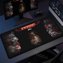 Anime The Binding Of Isaac Mousepad Game Keyboard Lock Edges Mice Pad Computer Accessories Non-slip Deskmats Pc Cabinet Mausepad 30cmx60cm(11.8x23.6inch)