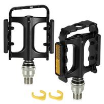 Bike Quick Release Pedals MTB Bike Bicycle Cycle Platform Pedal with Pedal Extender Adapter raudona