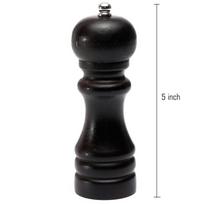 5/6/8/10/12inch Wooden Oak Pepper Sauce Spice Salt Corn Mill Grinder Muller Home Kitchen Tool 5 black