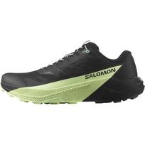 SALOMON Running Shoes Men's Black Green Sneakers 478878 43⅓ black