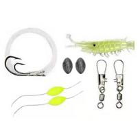 Survival Fishing Kit Basic Version Compact Fishing Kit for Campers Hikers Hiking Camping Backpacking Outdoor Survival white