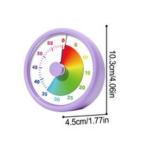 Visual Timer for Kids Silent Countdown Clock Time Management Tool Digital Learning Timer for Classroom Homework Studying Cooking pink