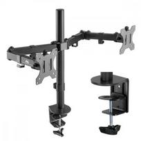 Maclean MC-884 Double Desk Monitor LCD Bracket for 17-32" 2x8kg (max 16 kg) VESA 75x75, 100x100