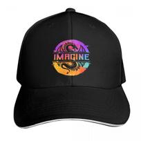 Imagine Dragons Rock Band Cap Fashion Casual Baseball Caps Adjustable Hat Hip Hop Summer Unisex Baseball Hats One Size black