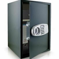 Didelis grafito spalvos elektroninis seifas / šarvuota spinta vertybėms