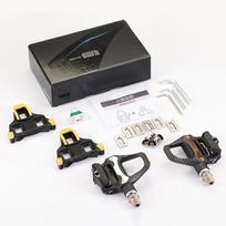 RACEWORK Road Bike SPD Carbon Fiber Lock Pedals with Cross-border Certification gray