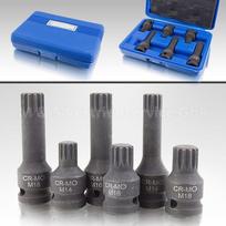 BITUXX SPLINE/XZN smūginių raktų rinkinys M14/M16/M18, 1/2″