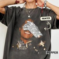 Michael Jackson Shirt King Of Pop Shirt Michael Fan Gift S black