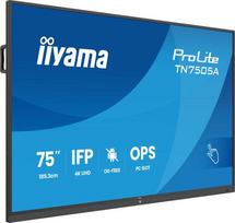 Iiyama ProLite TN7505A-B1AG 74.5-inch (189.2cm) 4K UHD Touch Monitor with DP/HDMI/USB-C