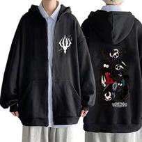 Game Hollow Knight Zipper Hoodie Men Women Unisex Clothing Casual Oversized Zip Up Jacket Coat Unisex Vintage Otaku Lovers Streetwear S juoda