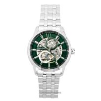 Bulova Sutton Nerūdijančio Plieno Žalias Skeletas Automatinis 96A329 Vyriškas Laikrodis žalia