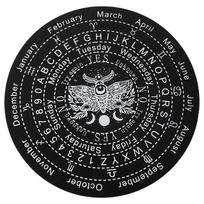 Medinė švytuoklės lenta Divinacijai Vikiškas Altorius Būrėjų Reikmenys Švytuoklės lenta Divinacijai Altoriaus Dekoracija Raganai Ir balta