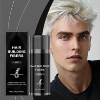 Hair Fibers, Hair Fibers For Thinning Hair, Hair Building Fibers, Hairpiece Filler, Increase Hair Density, Styling Powder For Women & Men, Hair Makeup One Size black