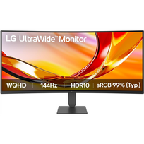 LG 34U620B-B UltraWide | 34 " | VA | WQHD | 21:9 | 144 Hz | 5 ms | 3440 x 1440 pixels | 300 cd/m² | Number of HDMI ports: 2