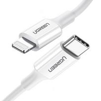 UGREEN US171 Lightning - USB-C MFi PD cable 20W 480Mb/s 1m - white