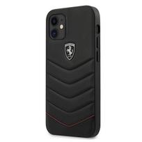 FERRARI FEHQUHCP12SBK iPhone 12 mini 5.4 AND quot; black/black hardcase Off Track Quilted