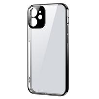 Joyroom New Beauty Series ultra-thin case with electroplated frame for iPhone 12 mini black (JR-BP741)