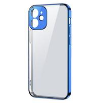 Joyroom New Beauty Series ultra-thin case with electroplated frame for iPhone 12 Pro dark blue (JR-BP743)