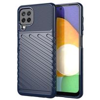 Hurtel Thunder Case Flexible Tough Rugged Cover TPU Case for Samsung Galaxy A22 4G blue